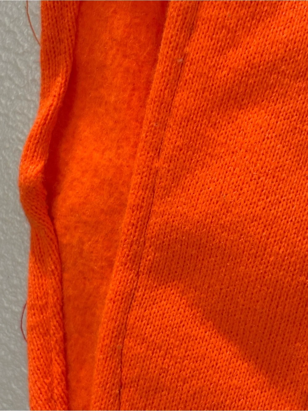Vintage 90s Kidcore Orange Fleece Sleep Gown / Lounge Dress - Size Medium